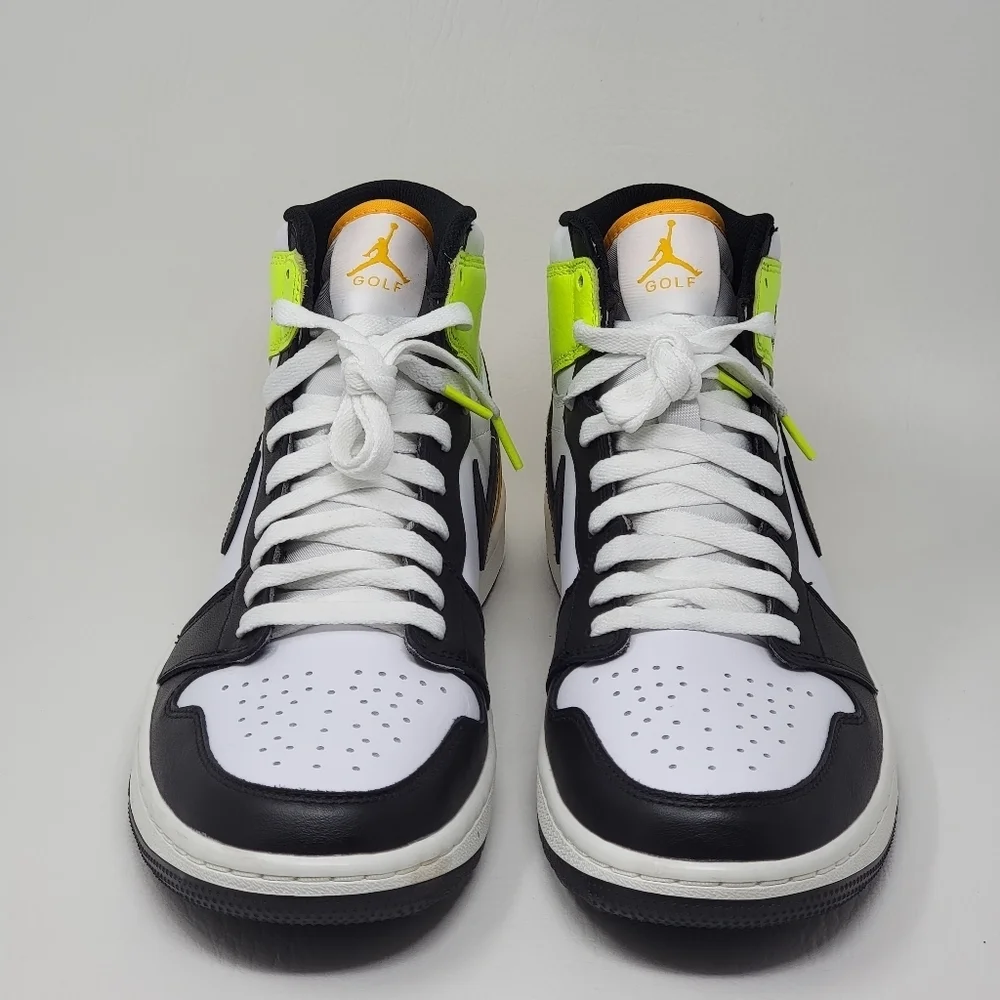 Air Jordan 1 High G Men Size 11.5 Golf Shoes White Gold Volt DQ0660-105 New